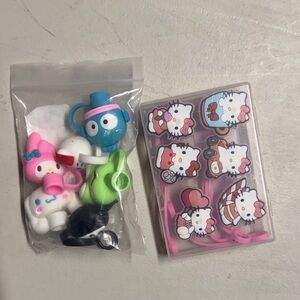 Hello Kitty & Character straw toppers